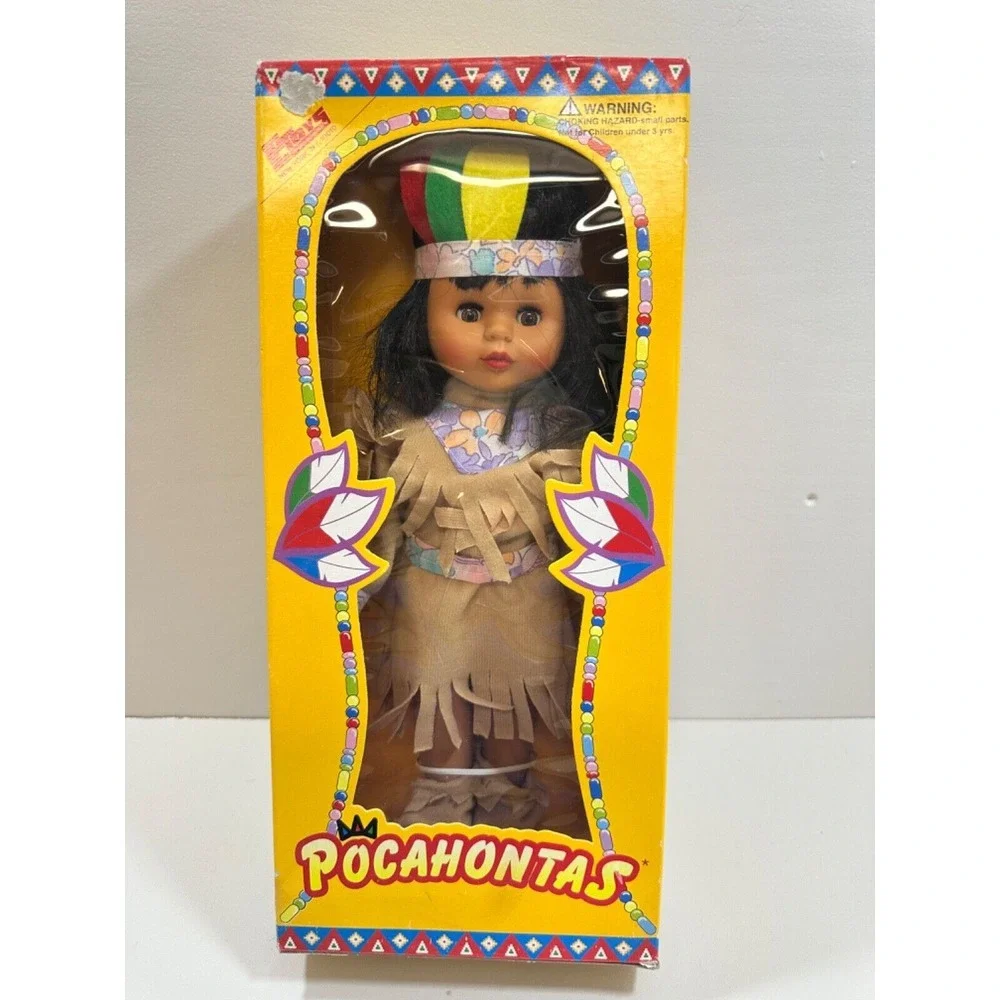 NEW IN BOX! NOS Pocahontas Doll In Original‎ Box by ETOYS 13
